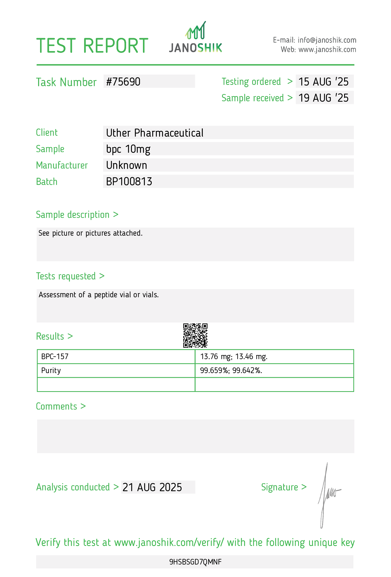 BPC-157 - 10MG - Image 2