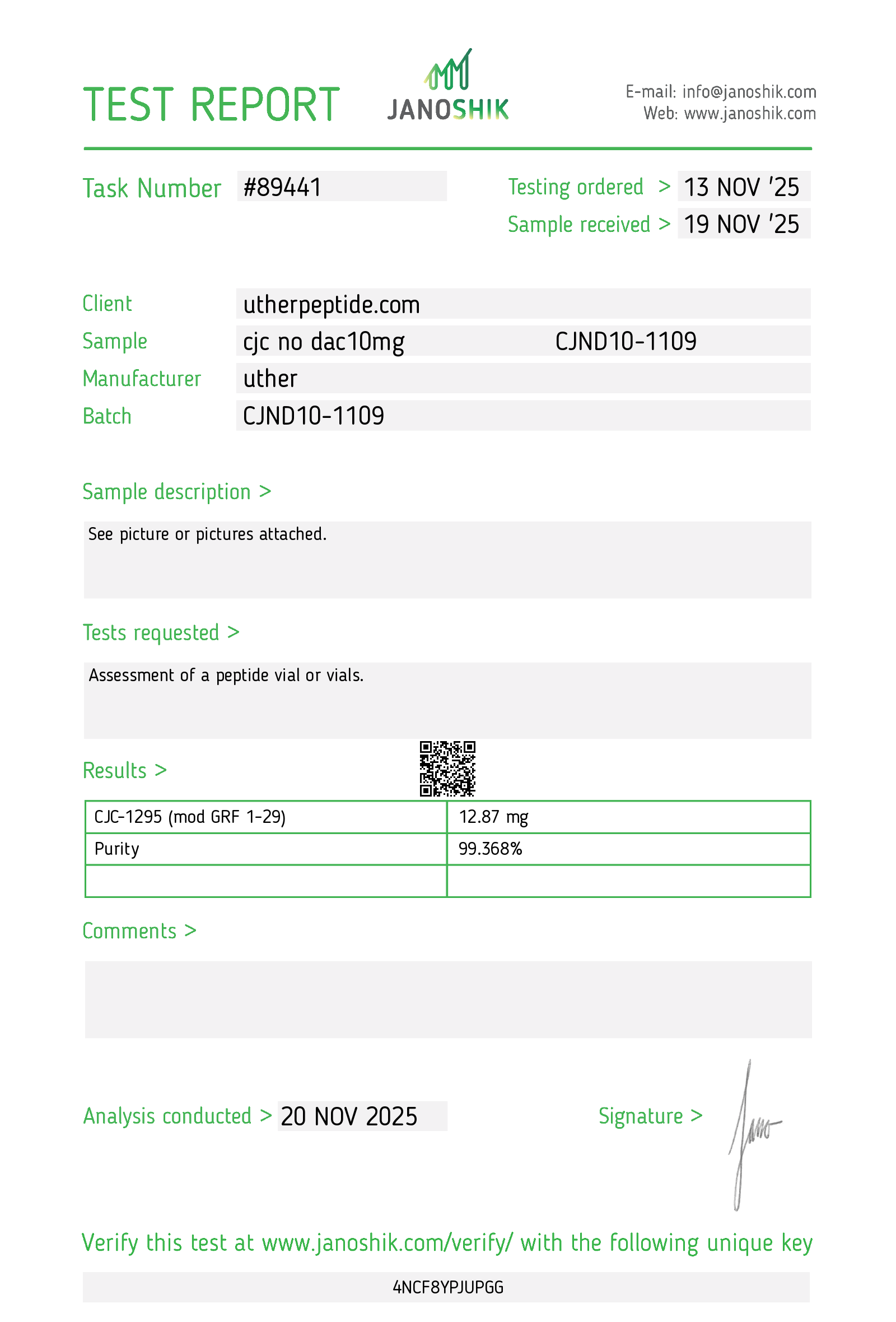 CJC no DAC - 10MG - Image 4