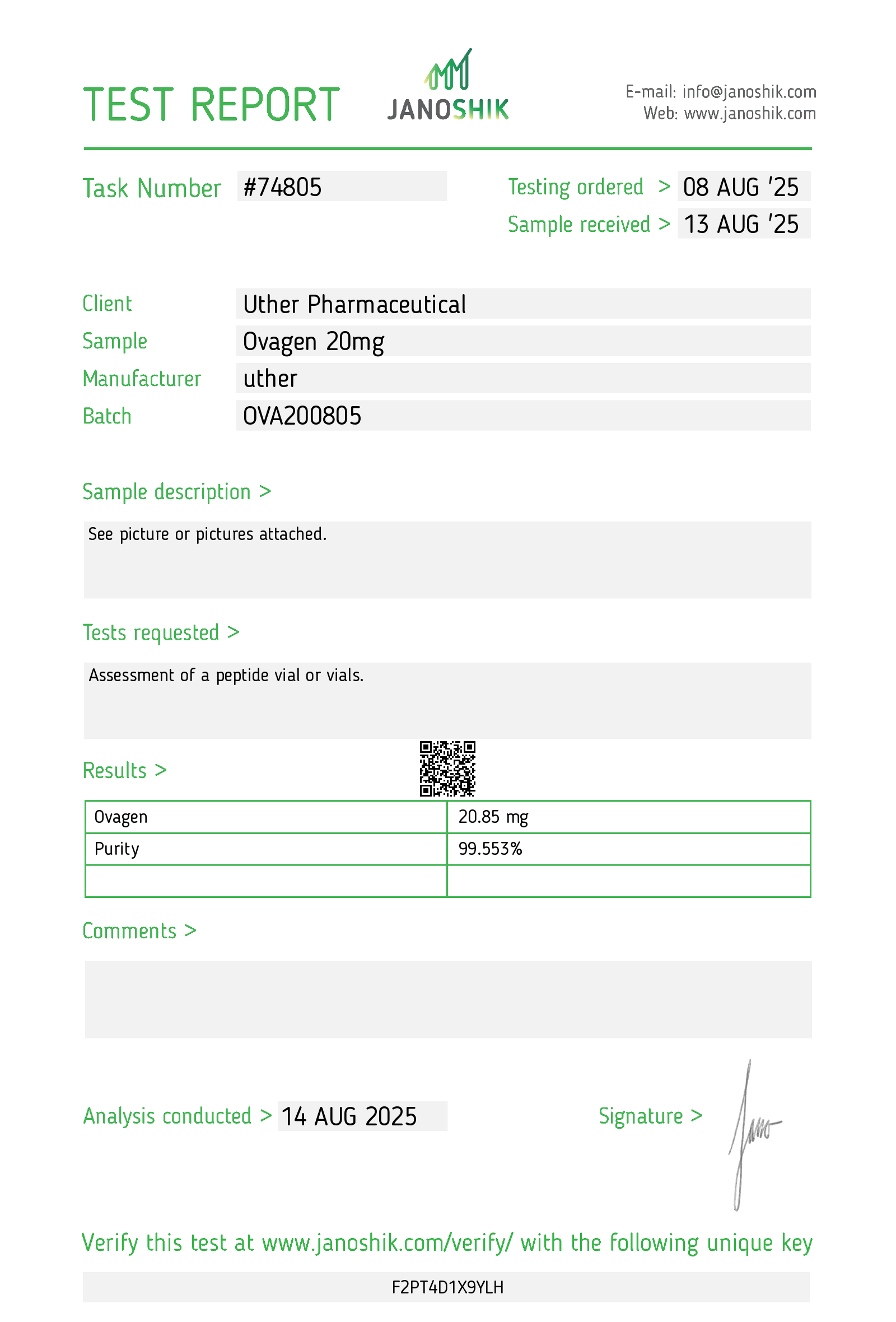 Ovagen - 20MG - Image 3