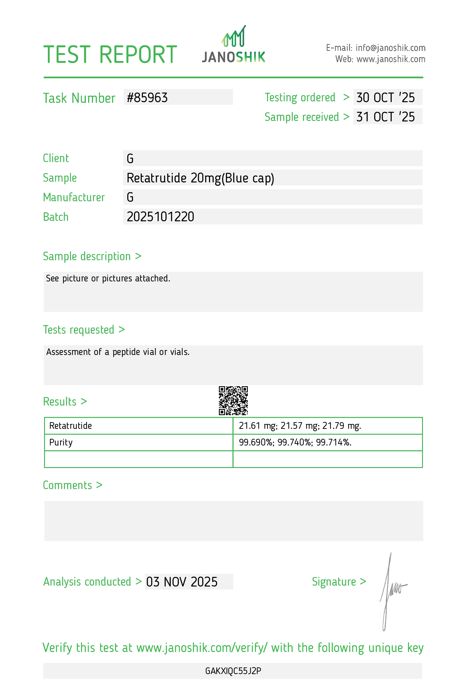 GLP-RETA - 20MG - Image 4