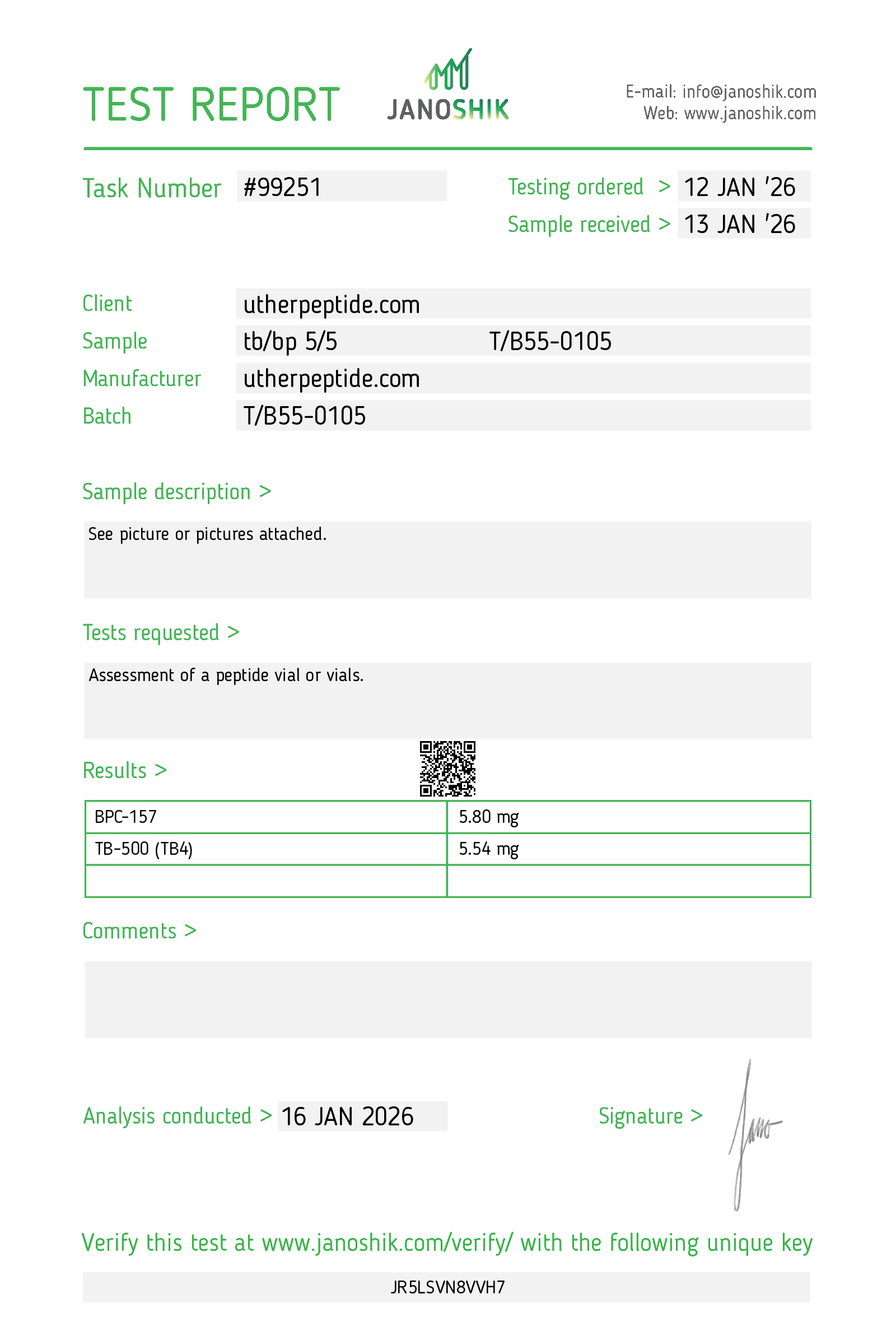 BPC-157 / TB500(TB4) Blend – Wolverine 5MG/5MG - Image 4